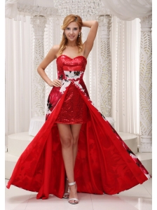 Sequin and Printing 2013 Prom / Homecoming Dress For Formal Evening Sweetheart Neckline