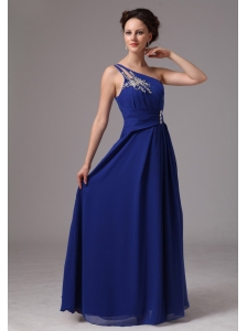 Royal Blue One Shoulder Appliques Prom / Evening Dress For Prom Party In Lithonia Georgia