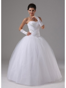 Sweetheart Ball Gown Wedding Dress With Ball Gown Beaded Bodice In Alta Loma California