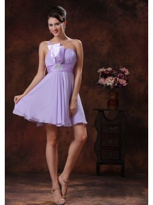 Lilac One Shoulder Short Homecoming Dress In 2013 Lake Havasu City Arizona