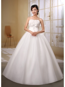Brand New Sweetheart Beaded Decorate Bust and Bow Wedding Gowns In 2013