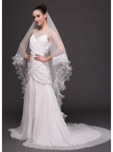 Two-tier Organza Bridal Veil On Sale