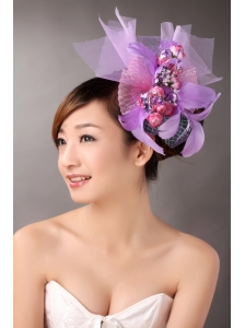Lavender Feathers Hand Made Flowers Fascinators On Sale