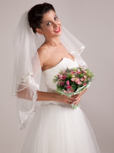 Gorgeous Hand-tied Round Shape Wedding Bridal Bouquet