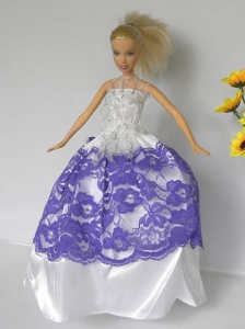 Free Shipment Quinceanera Doll Wedding Clothes Party Dresses Gown