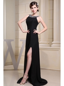 Betaau Beading and High Slit For Prom Dress