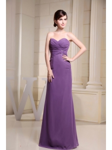 Sweetheart Prom Dress With Ruch Floor-length