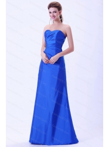 Royal Blue Long  Sweetheart 2013 Dama Dresses