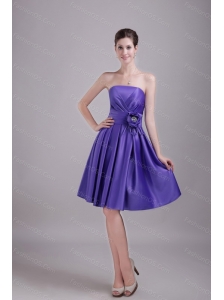 A-line / Princess Strapless Purple 2013 Dama Dress