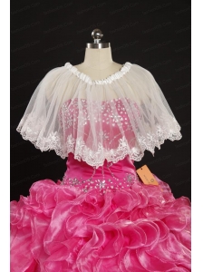 2014 White Special Occasions Wraps with Lace