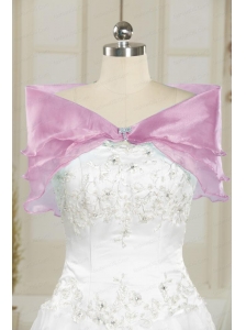 Popular Beading Pink Summer Shawls for Wedding