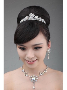 Multi-color Crystal and Rhinestone Round Shaped Jewelry Set