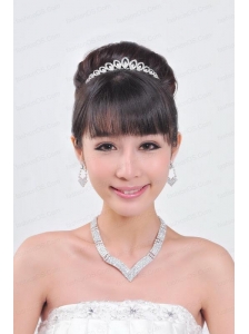 Elegant Alloy With Rhinestone Ladies' wedding Jewelry Sets