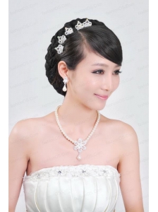 Elegant Alloy/Rhinestones With Imitation Pearls Women's Jewelry