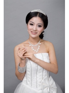 Gorgeous Alloy With Rhinestone Ladies' Jewelry Sets
