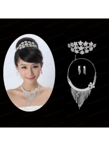 Gorgeous Alloy With Rhinestone Ladies' Jewelry Sets