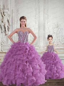 Most Popular Beading and Ruffles   Princesita Dress in Light Purple