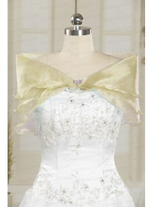 Organza Beading Cheap Shawls for Wedding