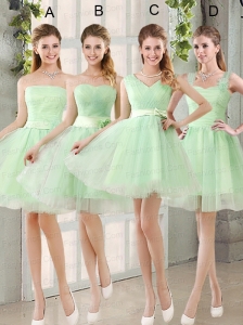 Ruching Organza A Line Mini Length Prom Dress with Lace Up