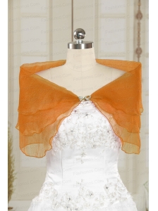 2014 New Style Beading Orange Shawls