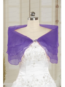 2014 New Style Beading Lavender Shawls for Party