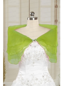 2014 Olive Green New Style Beading Shawls