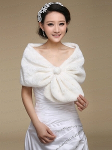 Fox Fringed Fur 2015 Remarkable Wraps with Button