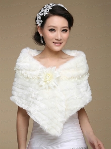 New Style Faux Fur White Wraps for 2015