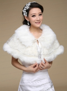 Most Popular Faux Fur 2015 Wraps with Lace