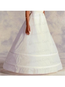 Most Popular Organza Ball Gown Floor-length White Petticoat