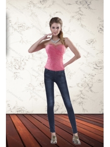 2015 Pretty Sweetheart Multi Color Corset with Appliques