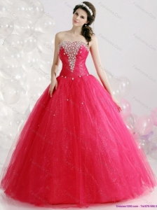 New Arrival Strapless 2015 Quinceanera Gowns with Rhinestones