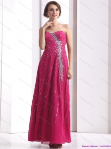 2015 Elegant Sweetheart Floor Length Prom Dress with Beading