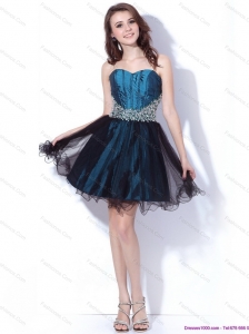 Modest Multi Color Sweetheart Sequined and Ruffled Prom Dresses for 2015