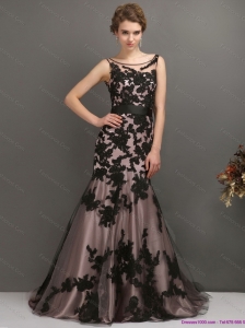 Gorgeous Appliques Multi Color 2015 Prom Dress with Appliques