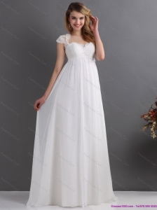 New 2015 Inexpensive Sweetheart Wedding Dress with Floor Length