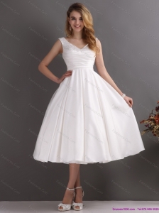 2015 Short Wedding Dresses in White