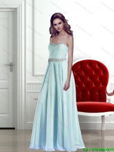 Cheap Sweetheart Beading and Ruching Prom Dress for 2015