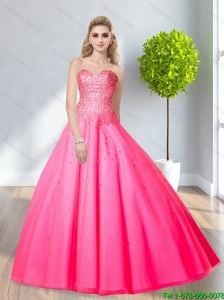 2015 Popular Sweetheart Ball Gown Prom Dresses with Sequins