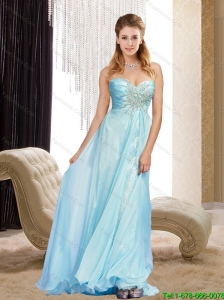 2015 Classical Sweetheart Floor Length Unique Prom Dress with Appliques