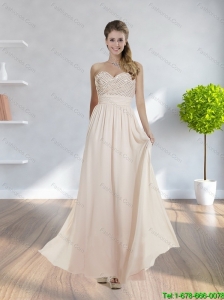 New Arrivals Sweetheart Ruching Floor Length Prom Dress for 2015