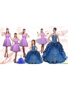 Ruffles and Beading Sweetheart Quinceanera Dress and Lilac Short Prom Dresses and Cute Halter Top Little Girl Dress
