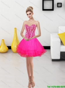 2015 Beautiful A Line Sweetheart Prom Dress with Beading