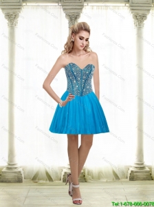 2015 Popular A Line Sweetheart Prom Dress with Beading