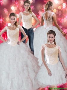 Perfect Ruffles and Beaded Quinceanera Dresses For 2015 Fall