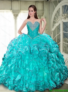 Beautiful Ball Gown Sweetheart Sweet 16 Dresses for 2015 Summer