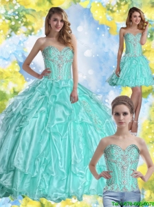 New Style Sweet 16 Dresses with Beading and Appliques for 2015 Summer