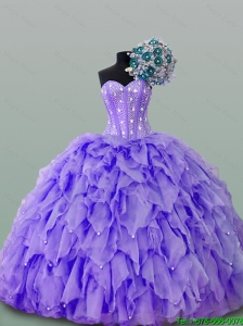 New Style Quinceanera Dresses with Beading and Ruffles for 2015