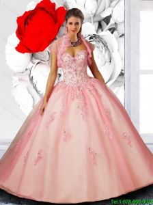 2016 Pretty Sweetheart Quinceanera Dresses with Beading and Appliques