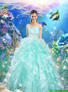 2016 Luxurious Beading Quinceanera Gowns with Sweetheart